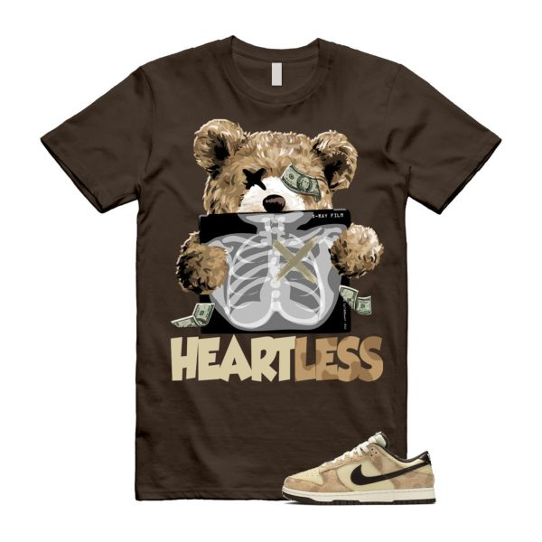 Dunk Giraffe Beach Cheetah Baroque Brown Canvas Sail Animal Pack Low Retro PRM T Shirt Match HEART ,DH7913-200 Jezsport.com