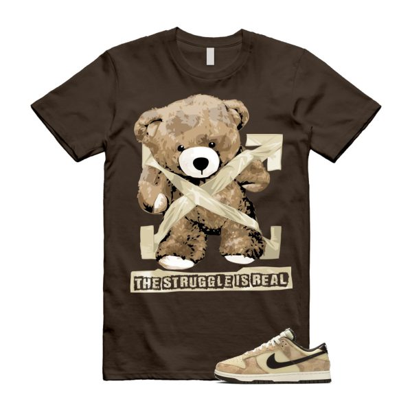 Dunk Giraffe Beach Cheetah Baroque Brown Canvas Sail Animal Pack Low Retro PRM T Shirt Match STRUG ,DH7913-200 Jezsport.com