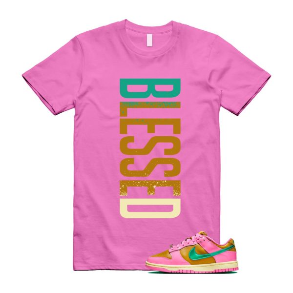 Dunk Parris Goebel Playful Pink Multi Color Bronzine Clear Jade Luminous Green Low QS T Shirt Match VERTBLS Jezsport.com