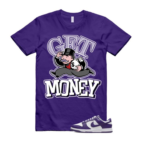 Dunk Purple Championship Court Low White T Shirt Match GM Jezsport.com