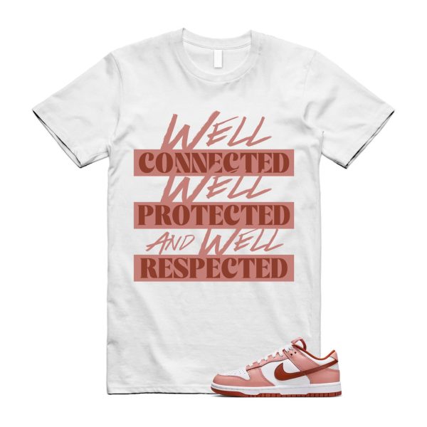 Dunk Red Stardust Rugged Orange Low White WMNS T Shirt Match WELL Jezsport.com