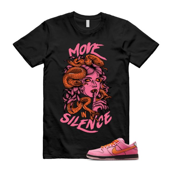 Dunk Blossom The Power Girls Lotus Pink Digital Medium Soft Black T Shirt Match MIS ,FD2631-600 Jezsport.com