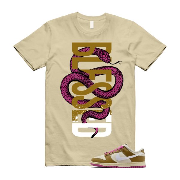 Dunk Bronzine Playful Pink Coconut Milk T Shirt Match SNAKEBLS ,FD8683-700 Jezsport.com