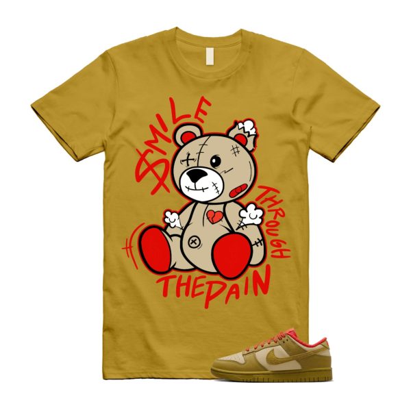 Dunk Bronzine Sesame Picante Red Low T Shirt Match SM2 ,FQ8897-252 Jezsport.com