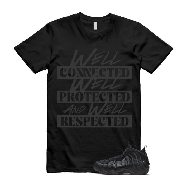 Foamposite Anthracite Air One Black T Shirt Match WELL Jezsport.com