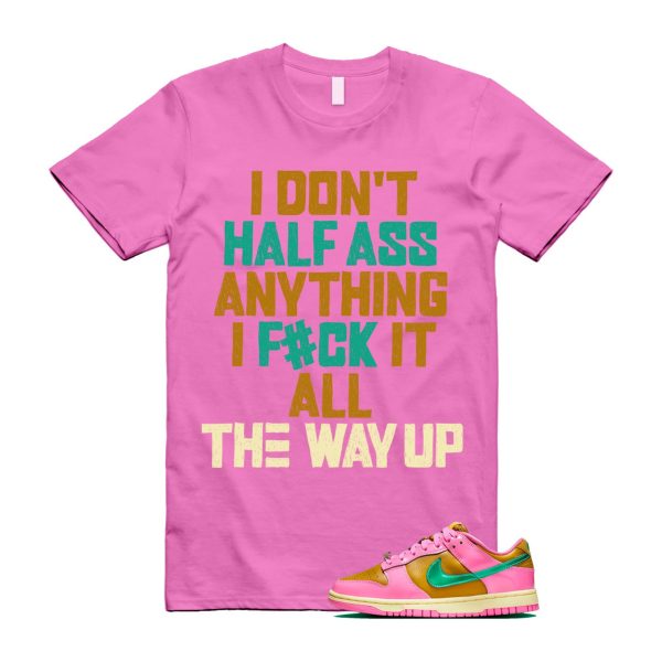 Dunk Parris Goebel Playful Pink Multi Color Bronzine Clear Jade Luminous Green Low QS T Shirt Match HALF ,FN2721-600 Jezsport.com