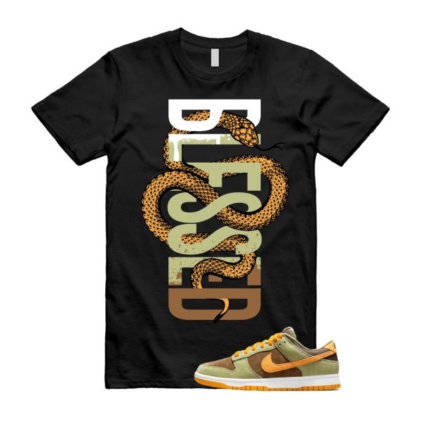 Dunk Dusty Olive Pro Gold Brown Low T Shirt Match SNAKEBLS ,DH5360-300 Jezsport.com