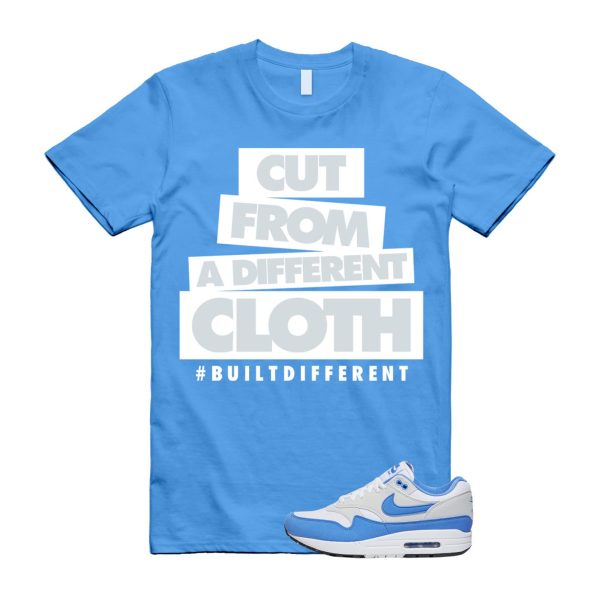 Air Max 1 University Blue White Photon Dust Black T Shirt Match CLOTH ,Fd9082-103 Jezsport.com