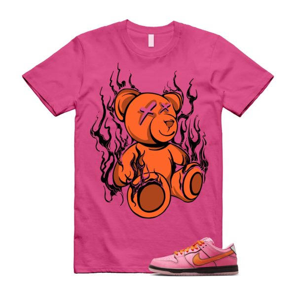 Dunk Blossom The Power Girls Lotus Pink Digital Medium Soft Black T Shirt Match LIT ,FD2631-600 Jezsport.com