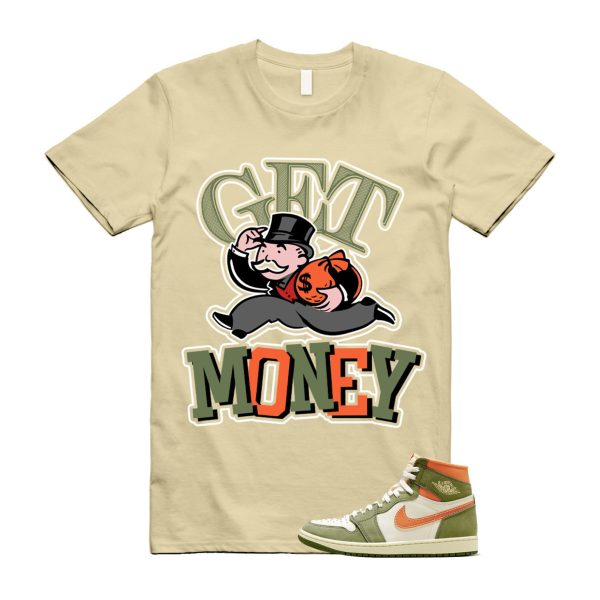 Craft Celadon 1 High OG Sky J Light Olive Bright Mandarin Coconut Milk T Shirt Match GM Jezsport.com