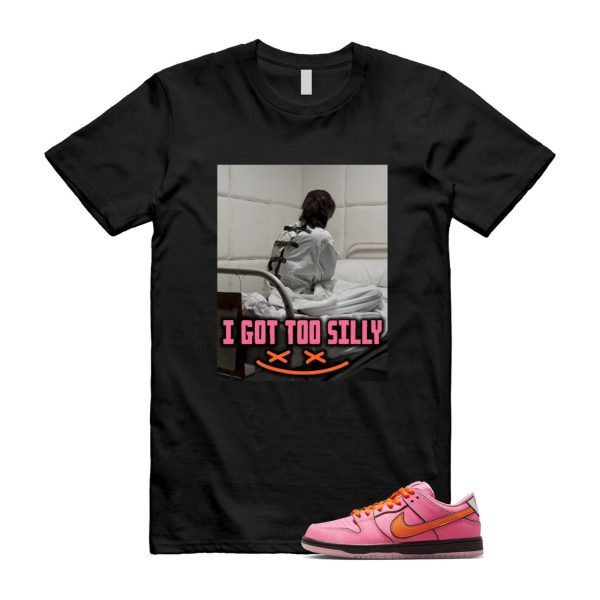 Dunk Blossom The Power Girls Lotus Pink Digital Medium Soft Black T Shirt Match SILLY ,FD2631-600 Jezsport.com