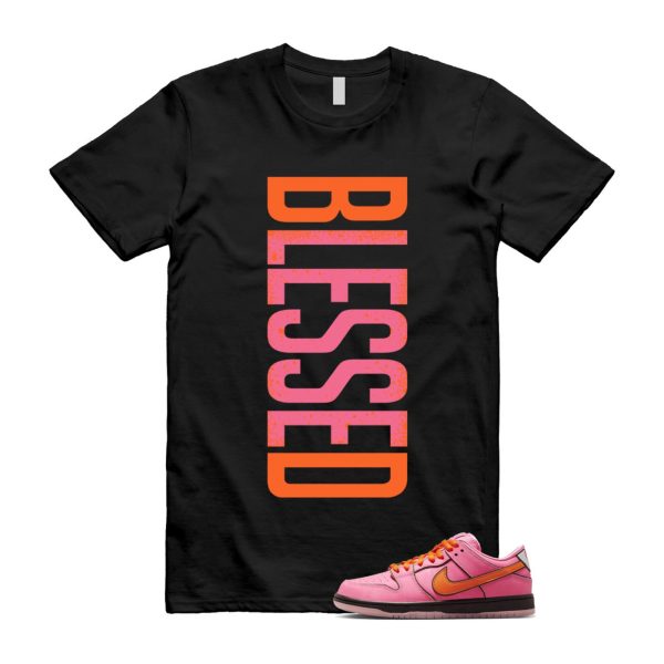 Dunk Blossom The Power Girls Lotus Pink Digital Medium Soft Black T Shirt Match VERTBLS ,FD2631-600 Jezsport.com