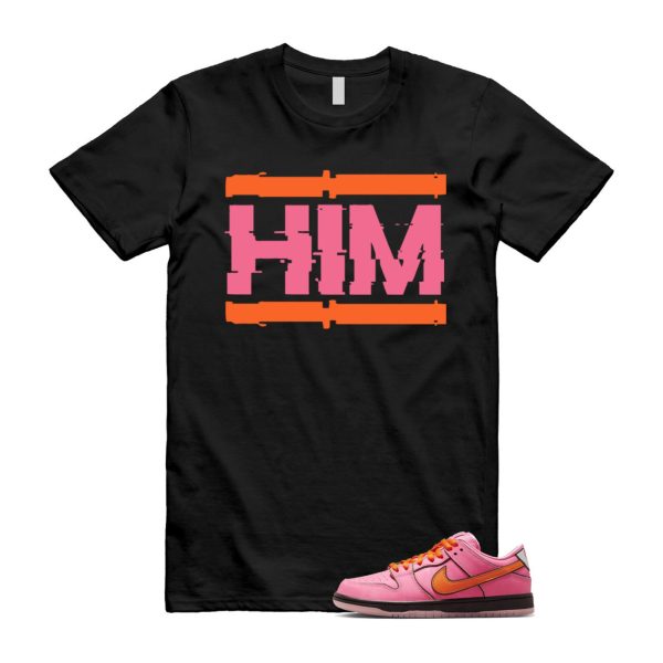 Dunk Blossom The Power Girls Lotus Pink Digital Medium Soft Black T Shirt Match HIM ,FD2631-600 Jezsport.com