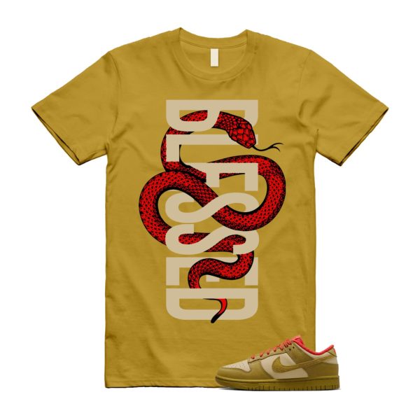 Dunk Bronzine Sesame Picante Red Low T Shirt Match SNAKEBLS ,FQ8897-252 Jezsport.com