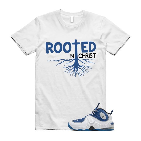 Penny Atlantic Blue 2 Air Metallic Silver Black White T Shirt Match ROOTED ,FN4438-400 Jezsport.com