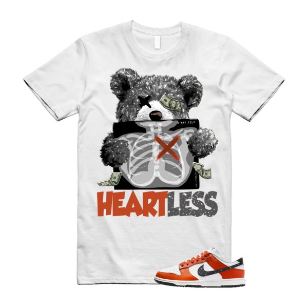 Dunk Night Sky Campfire Orange Anthracite Low Summit White T Shirt Match HEART ,FV6909-800 Jezsport.com