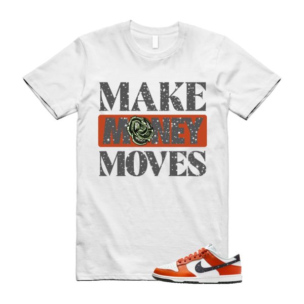 Dunk Night Sky Campfire Orange Anthracite Low Summit White T Shirt Match MOVES ,FV6909-800 Jezsport.com