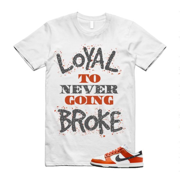 Dunk Night Sky Campfire Orange Anthracite Low Summit White T Shirt Match NB ,FV6909-800 Jezsport.com