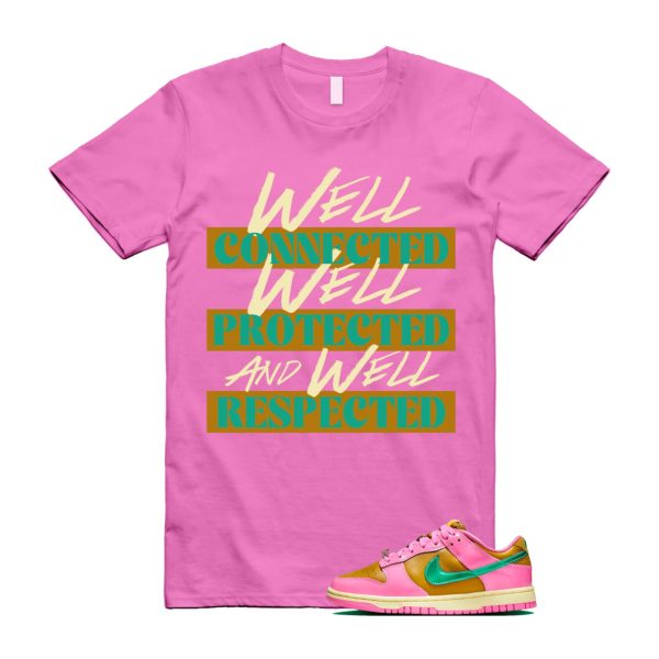 Dunk Parris Goebel Playful Pink Multi Color Bronzine Clear Jade Luminous Green Low QS T Shirt Match WELL Jezsport.com