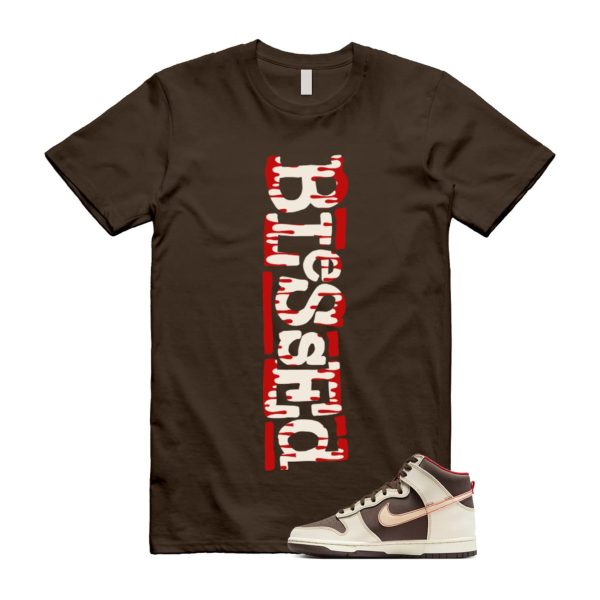 Dunk Baroque Brown Sesame Coconut Milk Mystic Red High T Shirt Match B2 ,DB2179-200 Jezsport.com