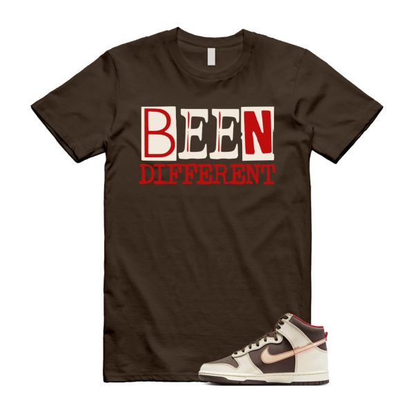 Dunk Baroque Brown Sesame Coconut Milk Mystic Red High T Shirt Match BEEN Jezsport.com