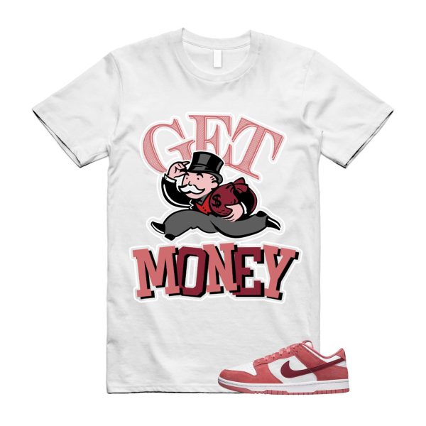 Dunk Valentine's Day Low Team Red Adobe Dragon White T Shirt Match GM ,FQ7056-100 Jezsport.com