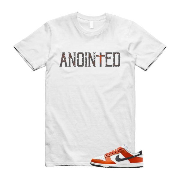 Dunk Night Sky Campfire Orange Anthracite Low Summit White T Shirt Match ANOINTED ,FV6909-800 Jezsport.com