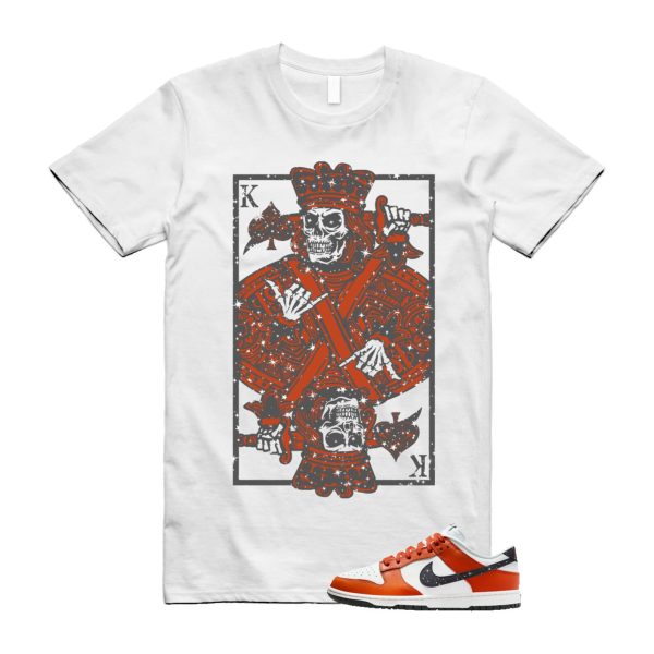 Dunk Night Sky Campfire Orange Anthracite Low Summit White T Shirt Match KC ,FV6909-800 Jezsport.com