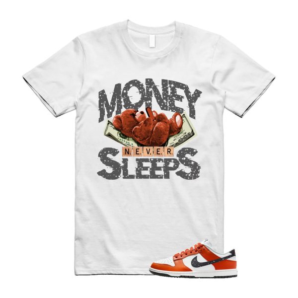 Dunk Night Sky Campfire Orange Anthracite Low Summit White T Shirt Match MNS ,FV6909-800 Jezsport.com