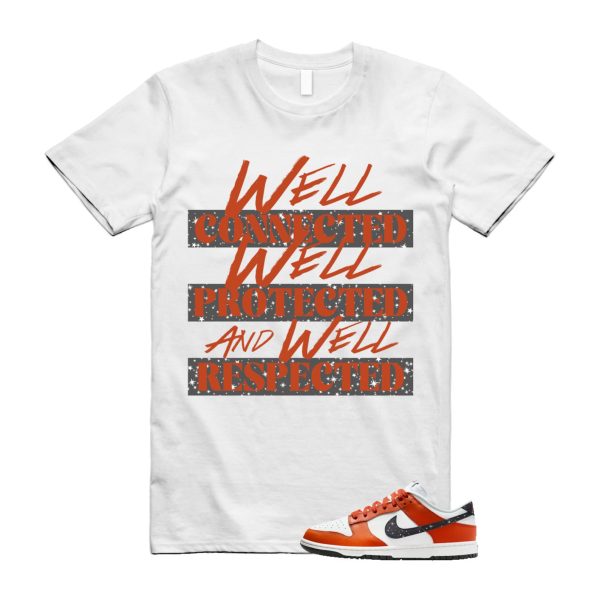 Dunk Night Sky Campfire Orange Anthracite Low Summit White T Shirt Match WELL ,FV6909-800 Jezsport.com