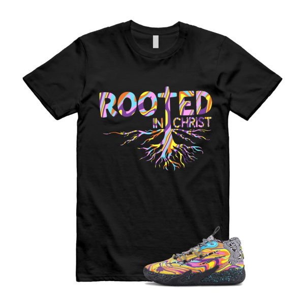 Dexter LaMelo Ball MB.03 Lab Poison Pink Fluro Orange Pes T Shirt Match ROOTED ,379330-01 Jezsport.com