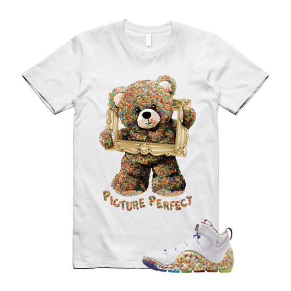 4 Fruity Pebbles True Red Mean Green Varsity Purple Lebron White T Shirt Match PIC, DQ9310-100 Jezsport.com