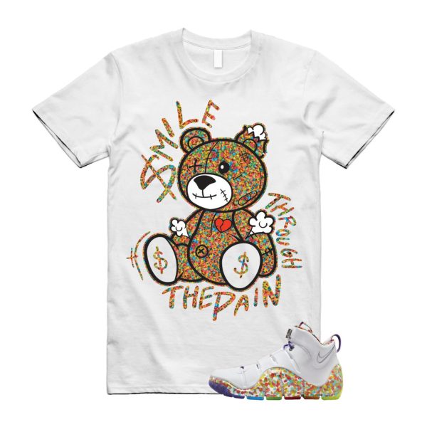 4 Fruity Pebbles True Red Mean Green Varsity Purple Lebron White T Shirt Match SM2, DQ9310-100 Jezsport.com