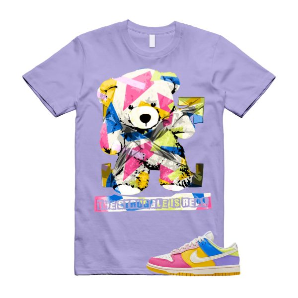 Dunk Solar Flare Multi-Color Low Sail White Yellow Pink Blue Green Purple Lavender T Shirt Match STRUG Jezsport.com