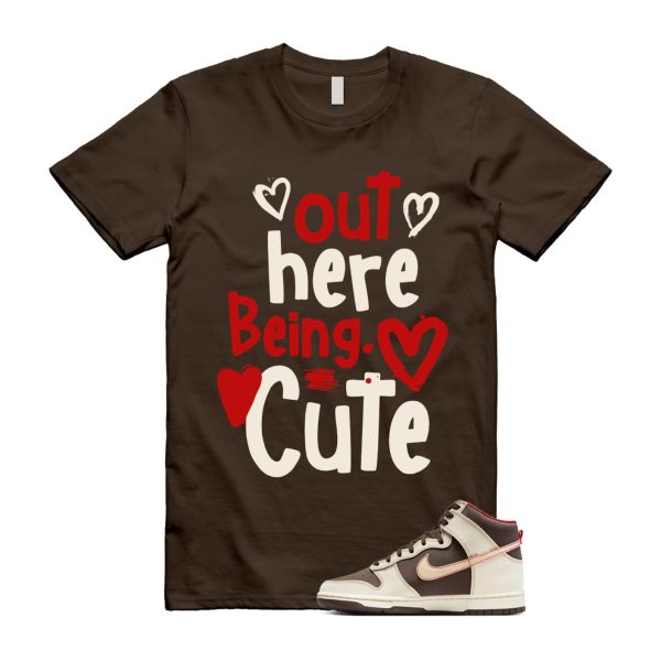 Dunk Baroque Brown Sesame Coconut Milk Mystic Red High T Shirt Match C2 ,DB2179-200 Jezsport.com