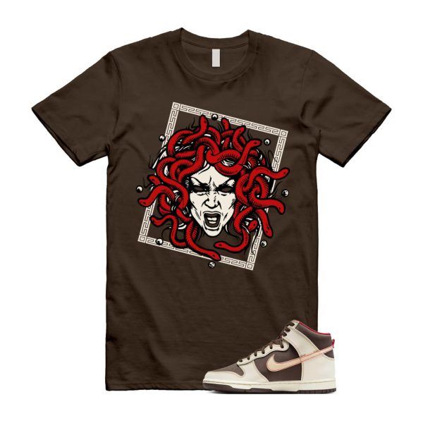 Dunk Baroque Brown Sesame Coconut Milk Mystic Red High T Shirt Match SHM ,DB2179-200 Jezsport.com