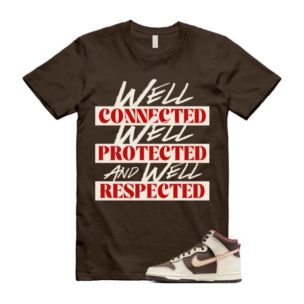 Dunk Baroque Brown Sesame Coconut Milk Mystic Red High T Shirt Match WELL ,DB2179-200 Jezsport.com