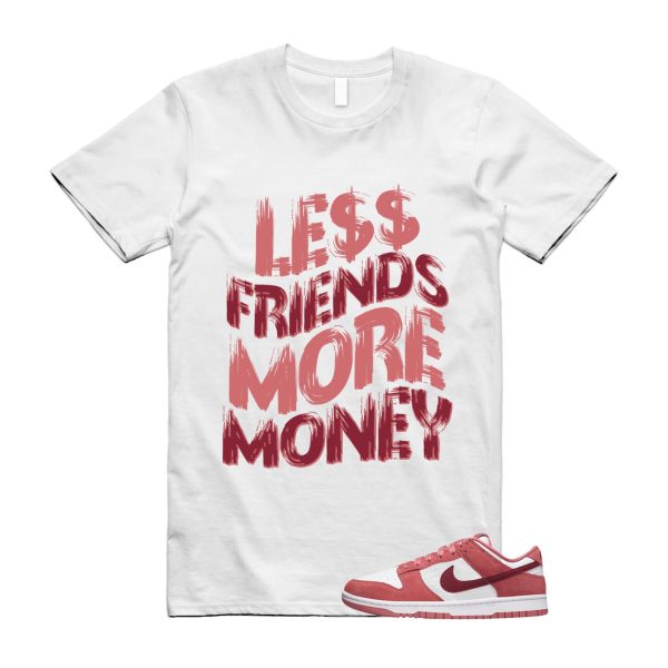 Dunk Valentine's Day Low Team Red Adobe Dragon White T Shirt Match LF ,FQ7056-100 Jezsport.com