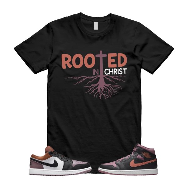 Sky J Mauve 1 Low SE Orange White Black T Shirt Match ROOTED Jezsport.com