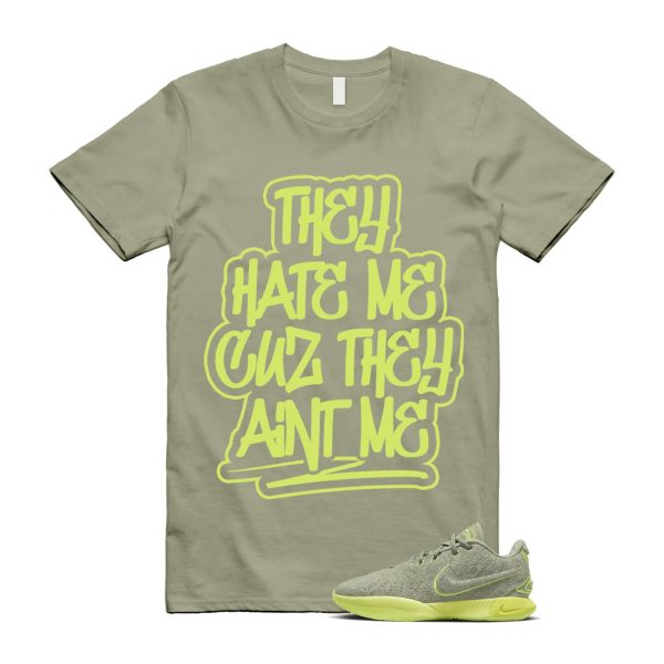 Algae 21 Lebron Oil Green Vapor Sanddrift Light Silver Metallic Pewter T Shirt Match AINT ME ,FV2346-302 Jezsport.com