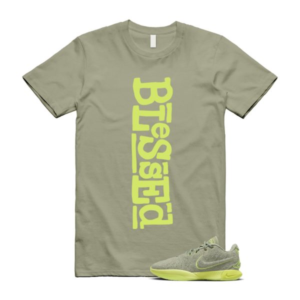 Algae 21 Lebron Oil Green Vapor Sanddrift Light Silver Metallic Pewter T Shirt Match B2 ,FV2346-302 Jezsport.com