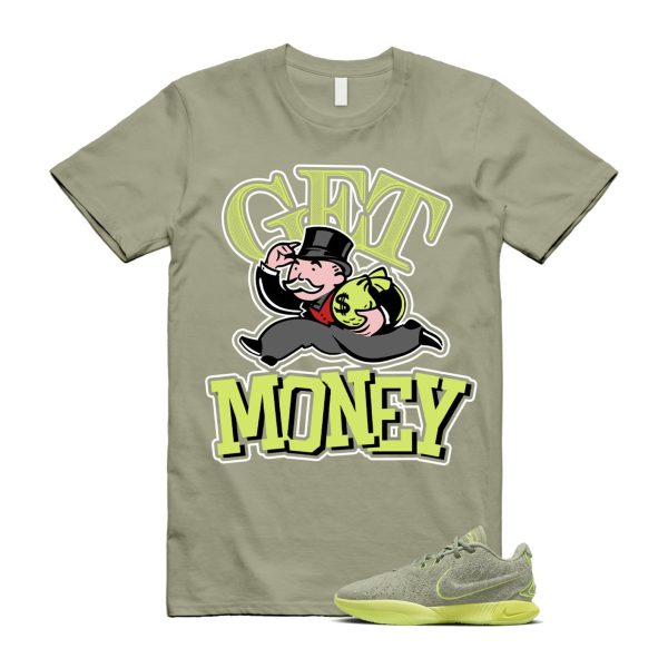 Algae 21 Lebron Oil Green Vapor Sanddrift Light Silver Metallic Pewter T Shirt Match GM ,FV2346-302 Jezsport.com