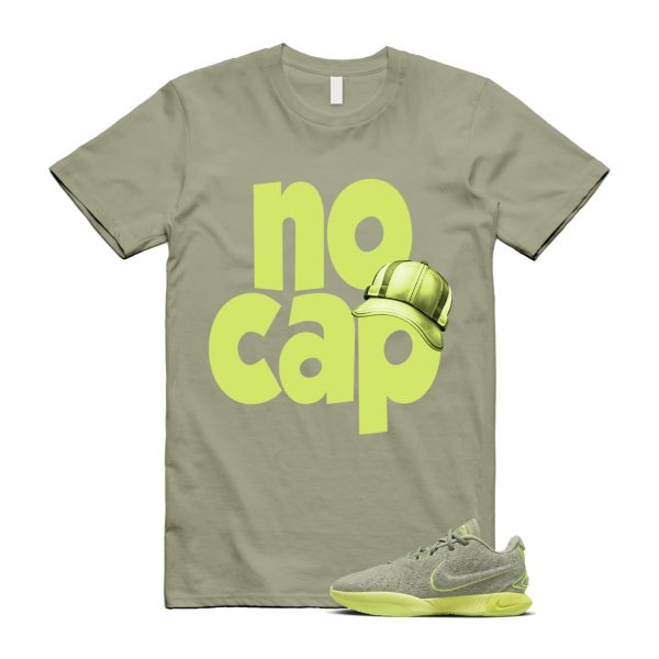 Algae 21 Lebron Oil Green Vapor Sanddrift Light Silver Metallic Pewter T Shirt Match NO CAP ,FV2346-302 Jezsport.com