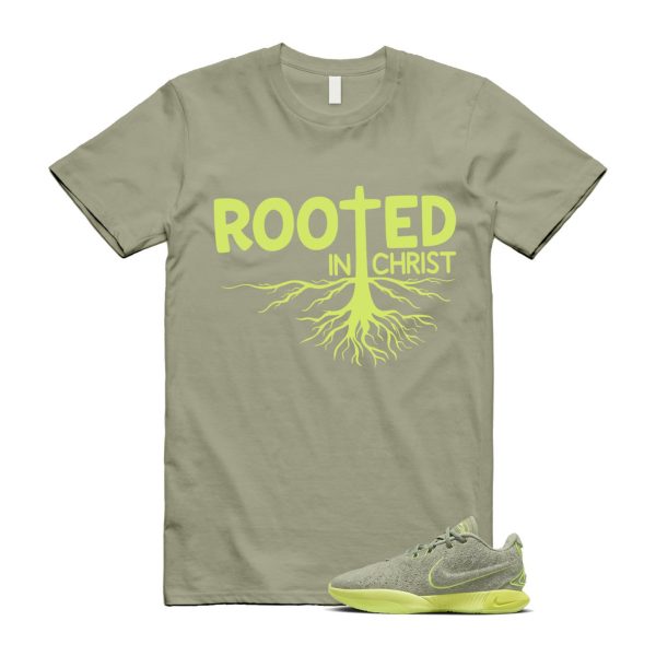 Algae 21 Lebron Oil Green Vapor Sanddrift Light Silver Metallic Pewter T Shirt Match ROOTED ,FV2346-302 Jezsport.com