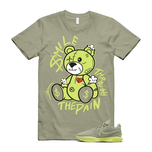 Algae 21 Lebron Oil Green Vapor Sanddrift Light Silver Metallic Pewter T Shirt Match SM2 ,FV2346-302 Jezsport.com