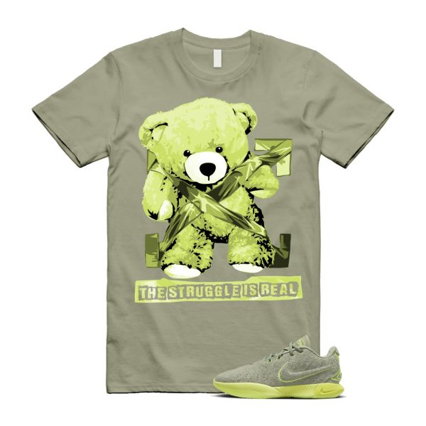 Algae 21 Lebron Oil Green Vapor Sanddrift Light Silver Metallic Pewter T Shirt Match STRUG ,FV2346-302 Jezsport.com