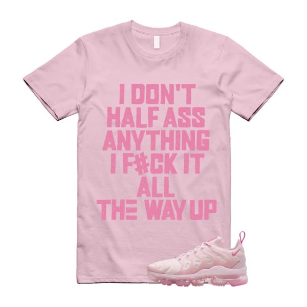 VaporMax Pink Foam Playful Air Plus T Shirt Match HALF ,FZ3614-686 Jezsport.com