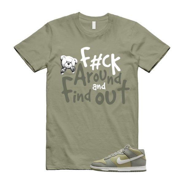 Dunk Dark Stucco Neutral Olive Light Bone Mid T Shirt Match FCK ,FJ4194-001 Jezsport.com