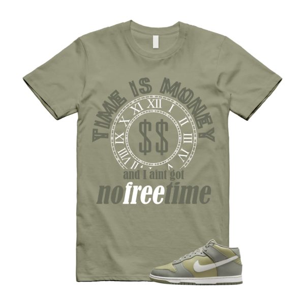 Dunk Dark Stucco Neutral Olive Light Bone Mid T Shirt Match FREE TIME ,FJ4194-001 Jezsport.com