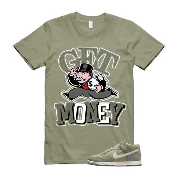 Dunk Dark Stucco Neutral Olive Light Bone Mid T Shirt Match GM ,FJ4194-001 Jezsport.com